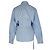 Off White Off-White gestreiftes Hemd mit Schnalle aus blauer Baumwolle - Ansicht 3
