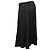 Giorgio Armani Falda midi línea A Armani en seda negra Negro - vista 2