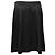 Giorgio Armani Falda midi línea A Armani en seda negra Negro - vista 3