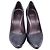 Stuart Weitzman spitze Pumps aus dunkelblauem Leder in Schlangenleder-Optik Marineblau - Ansicht 2