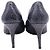 Stuart Weitzman spitze Pumps aus dunkelblauem Leder in Schlangenleder-Optik Marineblau - Ansicht 5