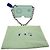 Off White Bolsa de ombro Off-White Burrow-20 em couro Mint Verde - vista 2