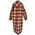 Isabel Marant Etoile Checked Button-Down Coat in Multicolor Wool Multiple colors - view 3