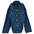 Off White Off-White Oversized Denimjacke mit Pfeil-Patches aus blauer Baumwolle