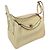 Borsa a tracolla Hermès Lindy 26 in pelle Clemence Cream Bianco Crudo - vista 4
