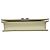 Off White Bolsa de ombro Off-White Jitney 0.5 em couro de bezerro branco Cru - vista 7