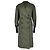 Chloé Plaid Double-Breasted Coat in Olive Wool Green Olive green