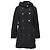 Burberry Brit Double Breasted Trenchcoat aus schwarzem Polyester