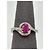 Autre Marque Natürlicher Burma-Rubin Mong Hsu Diamantring Weiß Rot Dunkelviolett - Ansicht 4