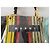 Borsa Tote Marni Glossy Grip a Righe Multicolore - vista 3