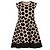 Autre Marque Praslin Preppy Polka Dot Samtkleid Schwarz Weiß