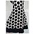 Autre Marque Praslin Preppy Polka Dot Samtkleid Schwarz Weiß - Ansicht 14