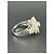 Autre Marque Anello La Regina in Oro Bianco 18k con 21 Diamanti Naturali - vista 13