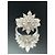 Autre Marque Anello La Regina in Oro Bianco 18k con 21 Diamanti Naturali - vista 14