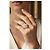 Autre Marque Anello La Regina in Oro Bianco 18k con 21 Diamanti Naturali - vista 5
