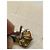 Autre Marque Tri-Color 18k Gold and Diamond Clip-on Earrings Silvery Pink White Golden - view 3