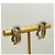 Autre Marque Tri-Color 18k Gold and Diamond Clip-on Earrings Silvery Pink White Golden - view 5