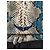 Zadig & Voltaire Mala Rock Couro de Píton Azul e Branco Multicor - vista 2
