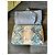 Zadig & Voltaire Mala Rock Couro de Píton Azul e Branco Multicor - vista 6