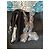 Zadig & Voltaire Mala Rock Couro de Píton Azul e Branco Multicor - vista 9