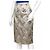 Prada Seidenrock mit Blumenmuster Blau Beige - Ansicht 3