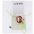 LOEWE Dragon Fruit Charm Leather Pink Gold Auth 204060M Rosa D'oro - vista 12