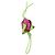 LOEWE Dragon Fruit Charm Leather Pink Gold Auth 204060M Rosa D'oro - vista 13