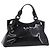 Borsa CARTIER Pelle verniciata Nero Argento Auth ki6838A