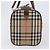Borsa Boston Burberrys Nova Check Canvas Beige Gold Auth 203894V D'oro - vista 4