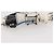 Llavero Robot PRADA en piel Saffiano White LV Auth 204840M Blanco - vista 11