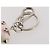 Llavero Robot PRADA en piel Saffiano White LV Auth 204840M Blanco - vista 14