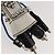 Llavero Robot PRADA en piel Saffiano White LV Auth 204840M Blanco - vista 5