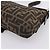 Bolso de hombro FENDI Zucca Canvas Mamma Baguette Negro Marrón Auth 203887V Castaño - vista 16