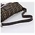 Bolso de hombro FENDI Zucca Canvas Mamma Baguette Negro Marrón Auth 203887V Castaño - vista 7