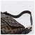Bolso de hombro FENDI Zucca Canvas Mamma Baguette Negro Marrón Auth 203887V Castaño - vista 8