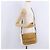 Bolso de hombro CARTIER Must Line de cuero beige y oro Auth 205170A Dorado - vista 30