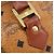 Borsa Boston MCM Logogram Vicetos PVC Pelle Marrone Oro Auth 204073 D'oro - vista 10