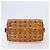 Borsa Boston MCM Logogram Vicetos PVC Pelle Marrone Oro Auth 204073 D'oro - vista 5
