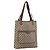 Borsa Tote GUCCI GG Supreme Web Sherry Line PVC Beige Oro 39 02 003 Auth 203840 D'oro