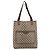 Borsa Tote GUCCI GG Supreme Web Sherry Line PVC Beige Oro 39 02 003 Auth 203840 D'oro - vista 13