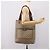Borsa Tote GUCCI GG Supreme Web Sherry Line PVC Beige Oro 39 02 003 Auth 203840 D'oro - vista 20