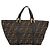 Borsa a mano FENDI Zucca Canvas Marrone Tono Oro Auth 205803 - vista 13