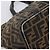Borsa a mano FENDI Zucca Canvas Marrone Tono Oro Auth 205803 - vista 15