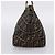 Borsa a mano FENDI Zucca Canvas Marrone Tono Oro Auth 205803 - vista 4
