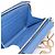 Saffiano Portafoglio a spalla con catena PRADA in pelle Safiano Blu Gold Auth 204270 D'oro - vista 22