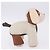 LOUIS VUITTON Monogram Dudu Oscar Cane di peluche Pelle Beige GI0251 Auth 167589A - vista 5