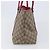 Borsa Tote GUCCI GG Supreme PVC Beige Silver 114595 Auth 201444 Argento - vista 3