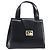 Céline Borsa a mano CELINE Horse Carriage in pelle nera e oro Auth 204622V Nero