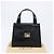Céline Borsa a mano CELINE Horse Carriage in pelle nera e oro Auth 204622V Nero - vista 12