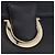 Borsa a tracolla Salvatore Ferragamo Gancini Chain in pelle nera e oro autentica 204374A - vista 20